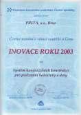 Vlasní cerifiká kvaliy ČSN EN ISO 9001 a environmenálního řízení ČSN EN ISO 14001. Vlasní cerifikáy pro vechny sandardní výrobky.