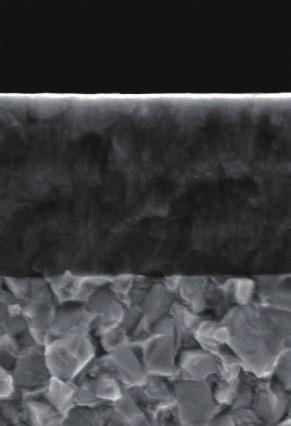 Speciální substrát ze slinutého karbidu TECHNOLOGIE TOUGH-Σ Kombinace několika technologií povlaků (VD a vícevrstvových) zaručuje vynikající pevnost.