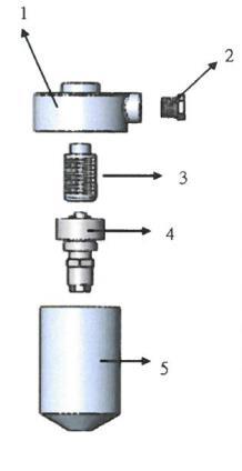 Plovoucí mech. Plast (plastic) (floating mech.) 5. Tělo (body) Hliník (aluminium) 1. Hlava (head) nerez třídy 304 (stainless 304) 2.