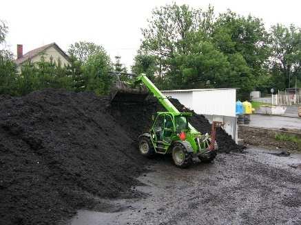 plocha dozrávání kompostu ukončení procesu