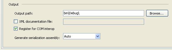 Příloha B - ActiveX kontrolka v C# Propojení.