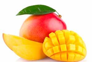 ananas, mango,