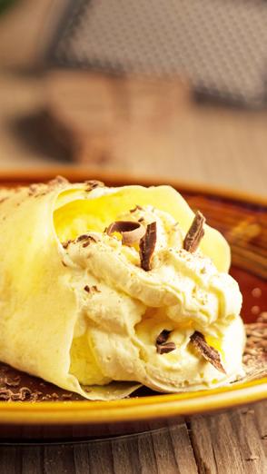 18 pro GURMÁNY Tiramisu variacie palačinky s tiramisu krémem 50 g pšeničné mouky 50 g rýžové mouky 50 g kukuřičné mouky 50 g avokáda 200 ml vody Pokud použijete hotový tiramisu krém: připravte si ho