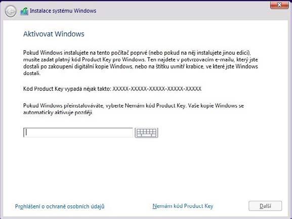 70 Část 1 Začínáme se systémem Windows 10 tače, který aktuálně neobsahuje správně aktivovanou ( pravou ) instalaci systému Windows odpovídající tomu vydání, jež se pokoušíte nainstalovat.