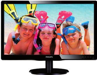 739626 LED monitor PHILIPS MT LED 21,5" 223V5LSB2 LED monitor černý TFT LCD W-LED