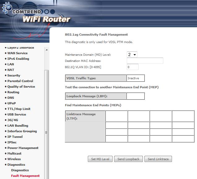 6.22.2 Fault Management Správa poruch konektivity (CFM) IEEE 802.