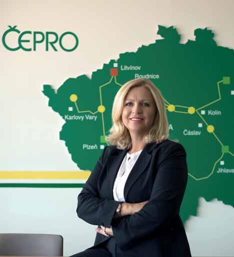 M A G A Z Í N Ing. HELENA HOSTKOVÁ je od roku 2009 finanční ředitelkou a místopředsedkyní představenstva ve společnosti ČEPRO.