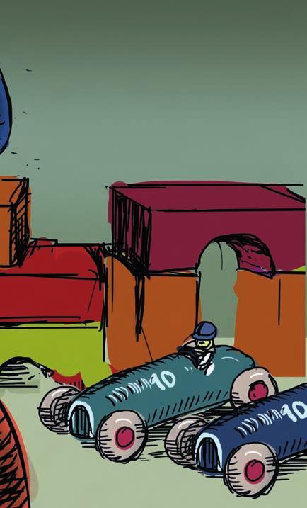styl velikáni technicky zdatný a místo účetnictví se zaměřil na vylepšování dřevoobráběcích strojů.