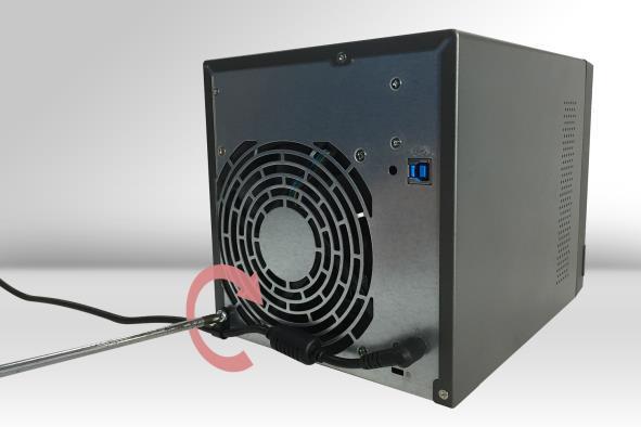 šroubu ventilátoru Vypnutí zařízení