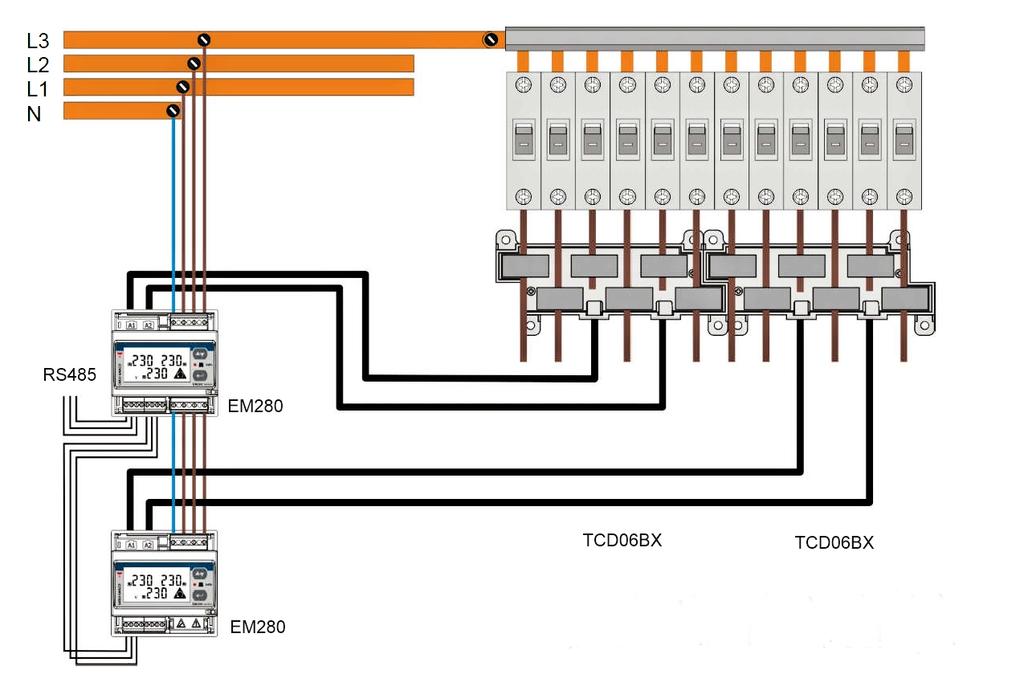 harmonické nastavitelná konstanta pro přepočet hodnoty proudu komunikace Modbus montáž šrouby nebo na DI lištu otvor pro vodič d=15mm nastavení parametrů pomocí software UCS vhodný pro