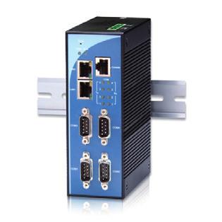 port 1: 10/100 Mbps Ethernet port 2: /RS422/R32 TCP server/klient UDP Virtual COM Tunnelling port 1 port 2