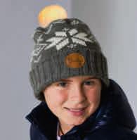 35 86 379 Balení Kč 449,- 4 Dětská čepice se svítící bambulí»glowbee«2 režimy svícení: