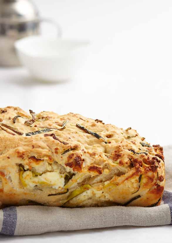 Chléb z cukety a sýru Feta Jednoduchý a chutný nápad - potěšte své hosty tímto originálním předkrmem!