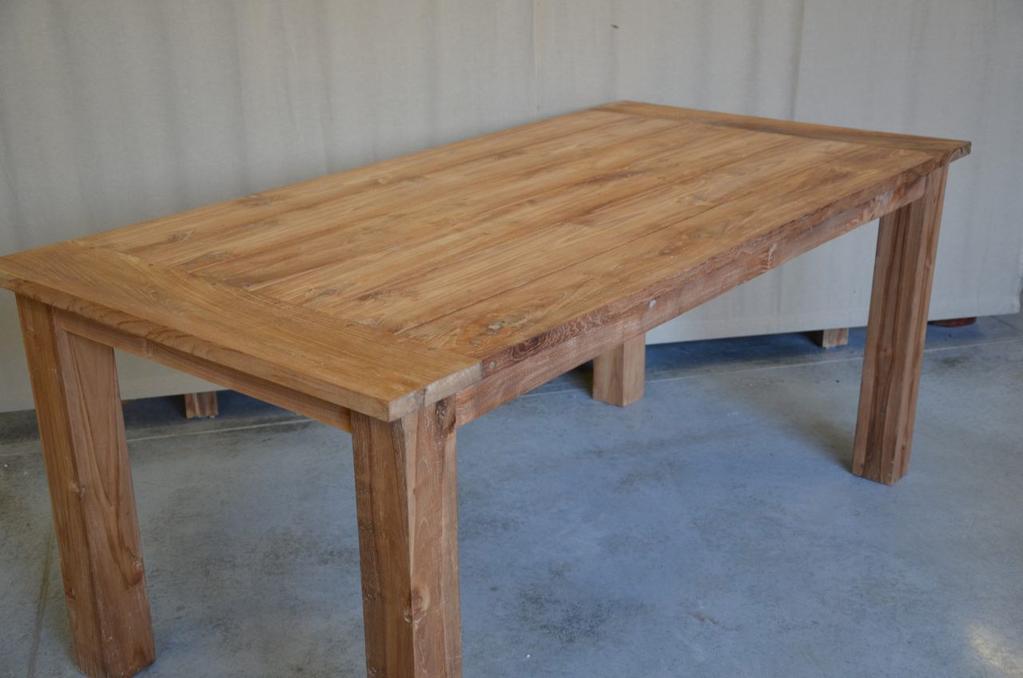 ZAHRADNÍ TEAKOVÝ NÁBYTEK stůl BALI recyklovaný teak 160x90, v 78cm 17 200,- 180x90, v 78cm 19 500,- 200x100, v 78cm 21 800,- 220x100, v 78cm 26 400,- možno