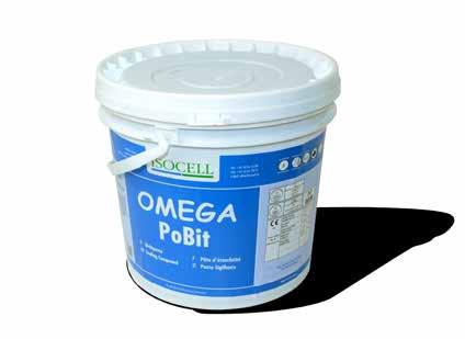 OMEGA PoBit těsnicí hmota Hotová jednosložková hydroizolační hmota z bitumenu modifikovaného