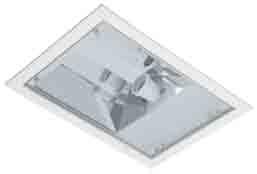 SÍTIDLA ÝBOJKOÁ PRŮMYSLOÁ WW vestavná RBOX IP65 těleso: ocelový plech s povrchovou úpravou lakem barva: bílá, RAL 9003 reflektor: hliníkový plech, symetrický nebo asymetrický kryt: kalené sklo, čiré