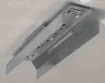 SĚTELNÉ LIŠTY WW spojka lišty S materiál: pozinkovaný plech rychlomontážní spojka s ocelovými pružinami pro