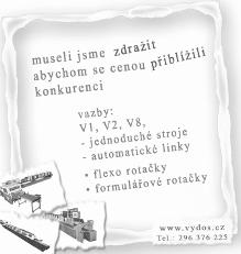 Svět tisku 7-8/2008 127 Nabídky, výrobky, služby Linka pro vazbu V1 MÜLLER MARTINI BRAVO PLUS Rok výroby 2004, 5 autom.