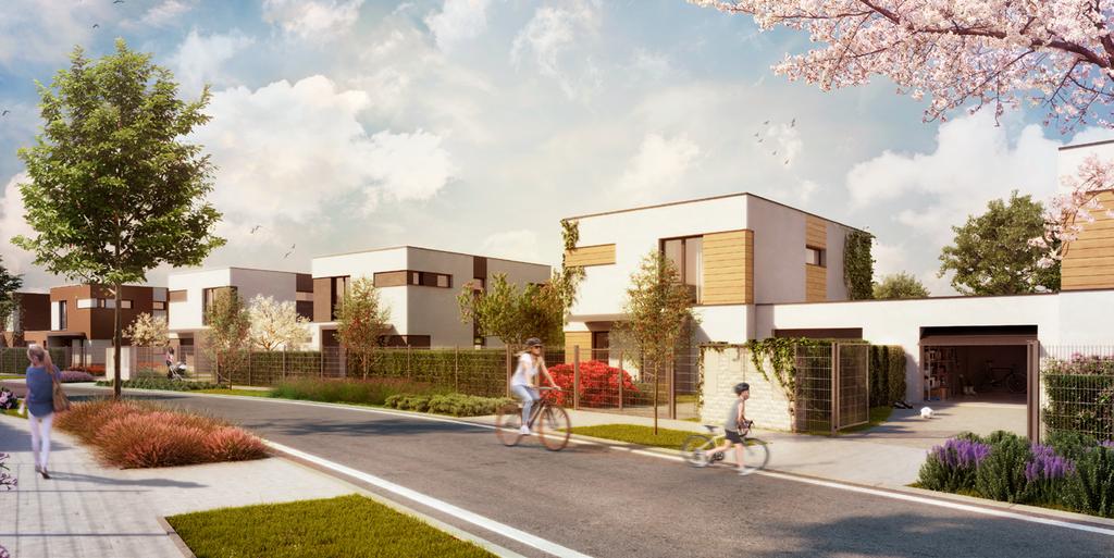 NOVÁ ČTVRŤ U KŮLEN V klidné části Vysokého Újezdu vznikne celá nová čtvrť U Kůlen. Čtvrť bude tvořit 32 prostorných domů postavených ve dvou etapách.