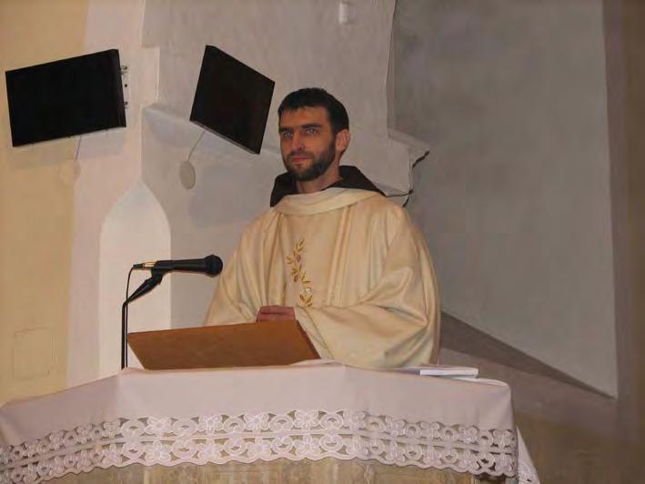 P. Robert Beníček v kostele sv.