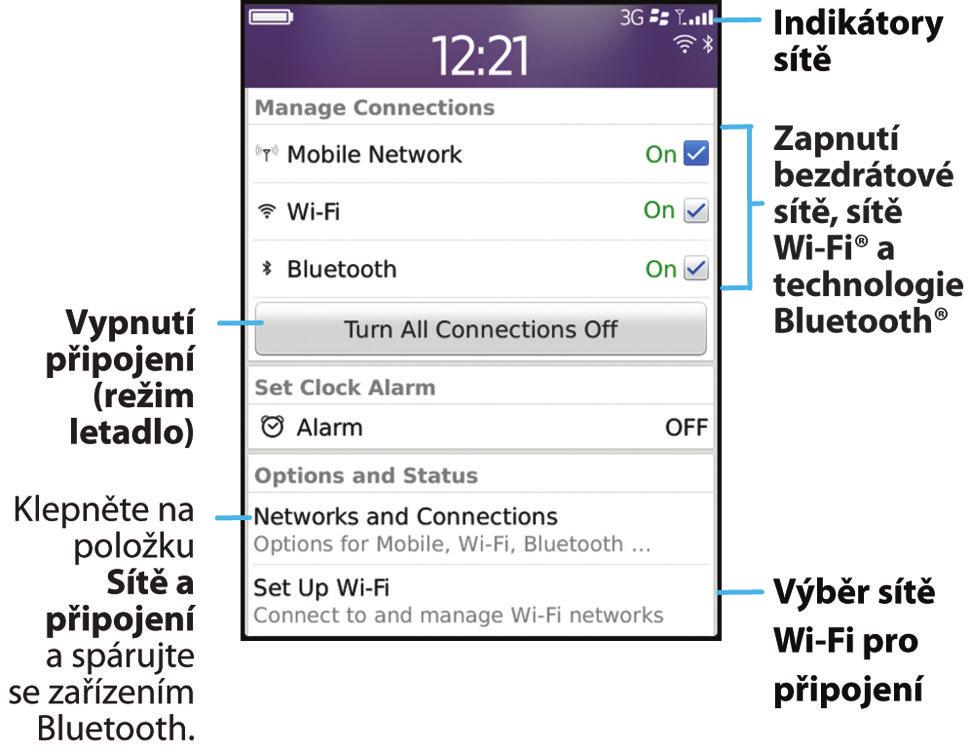 Spr\xE1va p\xf8ipojen\xed Spr\xE1va p\xf8ipojen\xed Mobilní síť Jak na to: Mobilní síť Rychlé seznámení se správou připojení Kontrola bezdrátových sítí, ke kterým se smartphone připojuje Typy sítí,