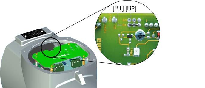 AMExC 01.1 Uvedení do provozu nastavení ovládací jednotky Vstup EMERGENCY OPERATION - CLOSE (CHOD V NOUZI - ZAVŘENO): Pohon jede do koncové polohy CLOSE (ZAVŘENO).
