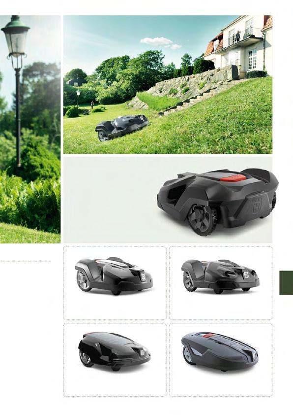 Automatické přizpůsobení trasy Sekačka Husqvarna Automower 320 /330 X automaticky snímá úzké průjezdy a vždy si najde svou cestu. Změní svou dráhu průjezdem, aby se vyhnula nepříjemným stopám.