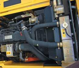 HYDRAULICKÉ KOLOVÉ RÝPADLO BODY ÚDRŽBY Jednoduchá údržba Komatsu navrhlo svůj stroj s ohledem na co nejlepší servisní přístup. Díky tomu nehrozí vynechání běžné údržby čí servisu z nedostatku času.