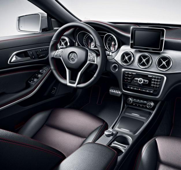 40 Sada AMG Exclusive. Tato exkluzivní sada velmi zřetelně podtrhuje vše, co je spojováno s významem slova sportovní : doplněk šitý na míru pro linii AMG.