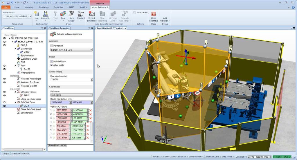 Využijte naplno prostředí RobotStudio Automatické generování zón 3D editace