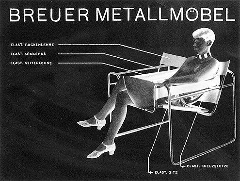 Pozměněnou verzi Stamovy židle vytvořil v roce 1928 Marcel Breuer. Technicky dokonalejší židle byla vyrobena z minimálního množství materiálu.