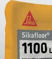 28 Materiály Sika pro podlaháře Sika Screed-100 Rychletuhnoucí potěr pro tloušťky 10-60 mm.