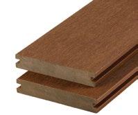 dřevin žádné PVC 100 % recyklovatelný materiál biwood UltraShield profil Tvrzený hladký povrch Dostupná délka: 5 m biwood pro plný profil