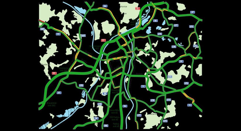 elektronického mýta (Electronic Toll Collection System) data vozidel