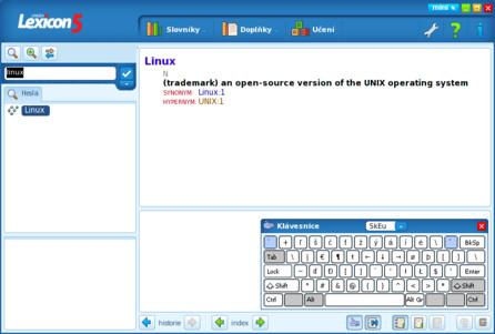 Co mi trošku chybí (a ani předchozí verze neobsahovala) je automatická aktualizace - vývoj linuxových distribucí je rychlý a dravý a může se stát, že váš slovník (program) může zastarat.