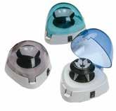 CENTRIFUGY PCR centrifugy nechlazené C1301 C2500 C-15000 L-2109C Výrobce Kat. číslo Produkt Max. kapacita (ml) Max. otáčky (rpm) Max.