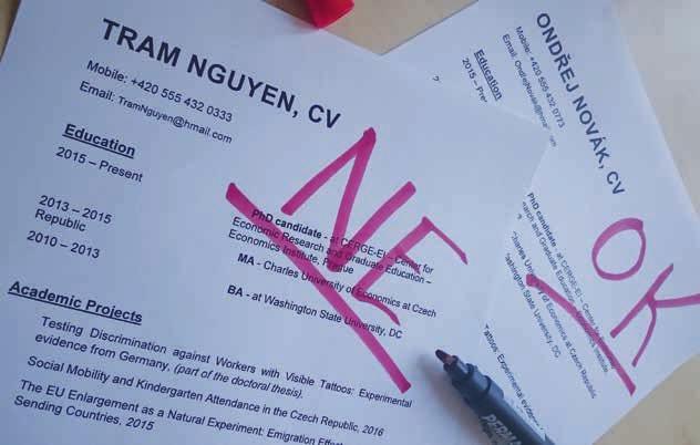 Průřez výsledky výzkumů III. Humanitní a společenské vědy Diskriminace v pozornosti Proč dochází k diskriminaci a kdy vzniká?
