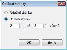 Kam budete chtít stránky z vybraného souboru připojit, určíte přepínačem Připojit.