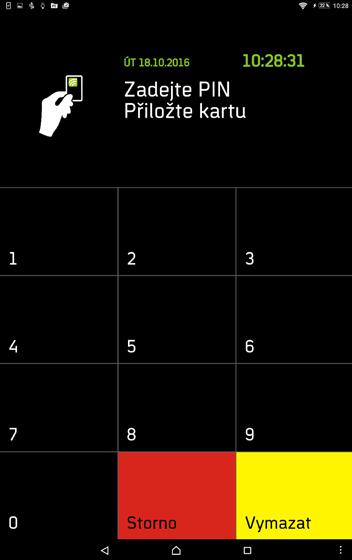 Na tabletu Tabletovou aplikaci lze do jakéhokoliv tabletu s OS Android 4.0 a vyšší stáhnout z Google play Store.