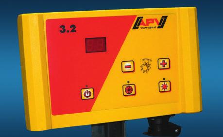 Řídicí modul 3.2 Řídicí modul 5.7 základní VARIANTA Řídicí modul 3.2 je základní varianta pro pneumatická secí zařízení od firmy APV. Nabízí nejdůležitější základní funkce pro výsev.