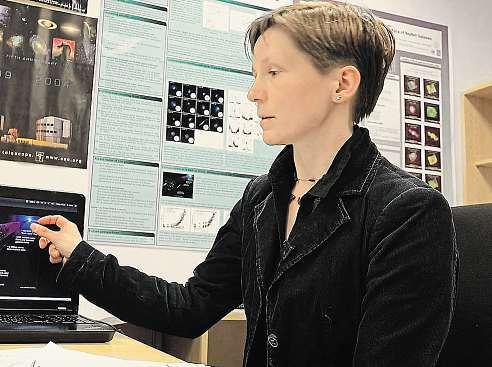 Orlitová. FOTO ARCHIV E. ORLITOVÉ vesmír přeměnil vionizovaný atato změna s seboupřinesla nový způsob tvoření galaxií adalších vesmírných struktur.