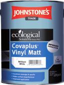 Interiérové barvy Covaplus Vinyl Matt - Omyvatelná vinylová barva VYLEPŠENÁ RECEPTURA Vlastnosti Atraktivní matný vinylový povrch s dekorativními i ochrannými vlastnostmi.