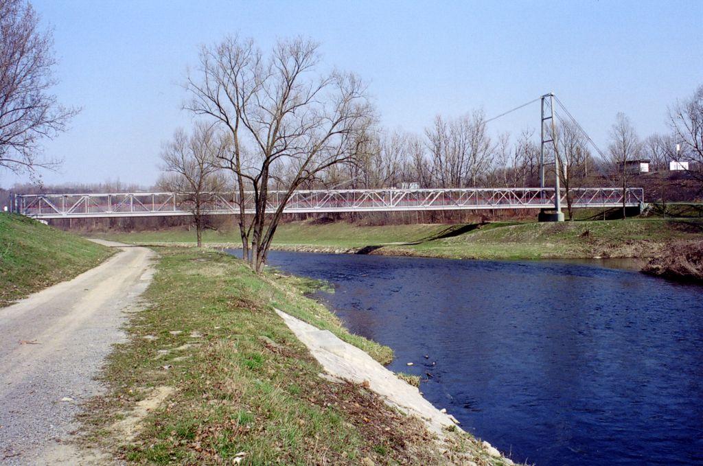 Lávka pro pěší, Černá louka, Ostrava