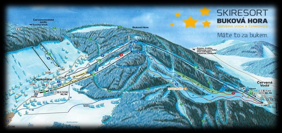 ALPSKÉ LYŽOVÁNÍ Místo konání: Skiresort Buková hora Počet závodníků: 12 + 3 + 1 servisman; celkem 224 Technické zajištění: Svaz lyžařů Pardubického