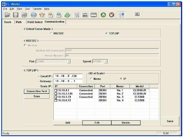 2. Spuštění programu Pro správné použití tohoto programu je nutné provést základní postupy nastavení. Přeskočení tohoto procesu může způsobit problémy s komunikací s váhou.