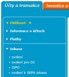 .. 8 Kde najdete platební příkazy a svolení k SEPA Po přihlášení do služby ČSOB InternetBanking 24 zvolte Platby na záložce Účty a transakce.