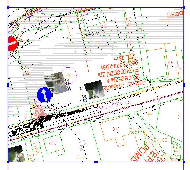 Jakmile je sekce zadáním dvou protilehlých bodů obdélníka vybrána, příkaz otevře standardní tiskové okno DesignCAD tisk a nabídne k tisku pouze tu oblast, kterou jste zvolili a umožní zadat