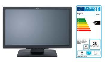 Datasheet FUJITSU Monitor E22T-7 Pro Všestranný monitor: širokoúhlá obrazovka s úhlopříčkou 21,5 (54,6 cm) Nejlepší energeticky úsporné řešení pro kancelářské aplikace FUJITSU E22T-7 Pro je