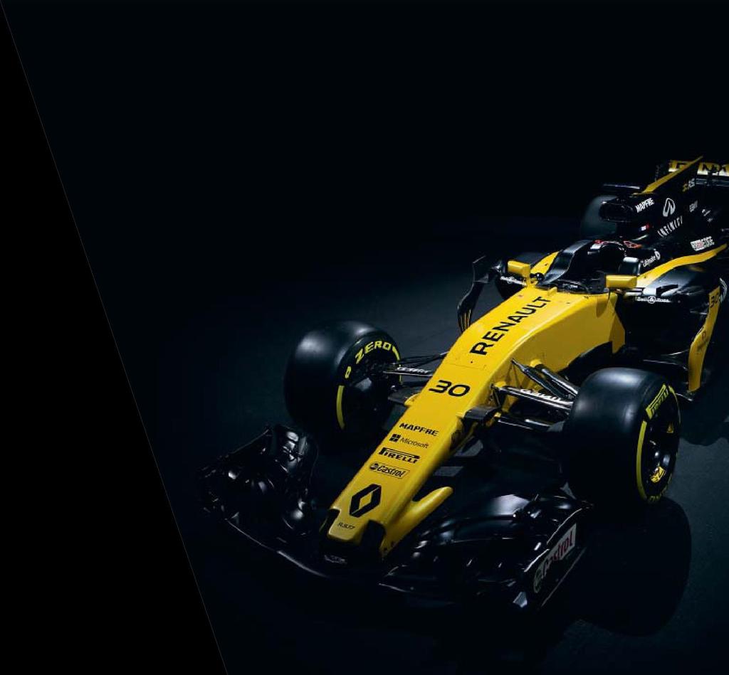 Rok 2016 znamenal pro Renault návrat do Formule1. Rok 2017 tak znamená pokračování ve splněném snu. Náš cíl? Nepolevovat v pokroku a vylepšit nynější 5. místo v žebříčku konstruktérů.