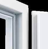 3stranné těsnění EPDM a dvojité břitové těsnění (včetně hliníkového půlkruhového prahu použitého jako spodní uzávěr) dveře navíc spolehlivě utěsní.